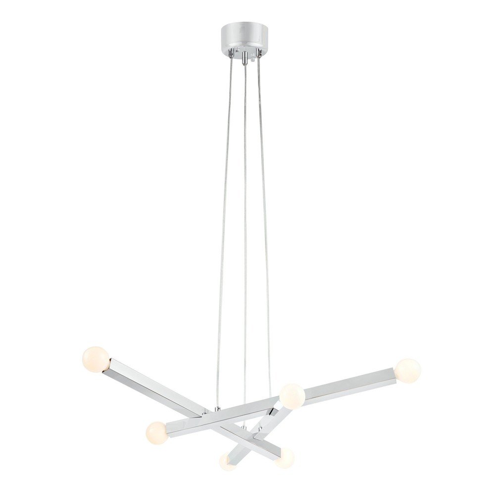 Ezüstszínű fém függőlámpa Stack – Markslöjd