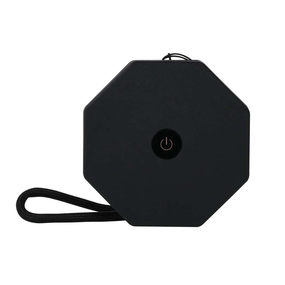 Fehér-fekete USB hordozható fénydekoráció ø 8 cm Twist – Gingko