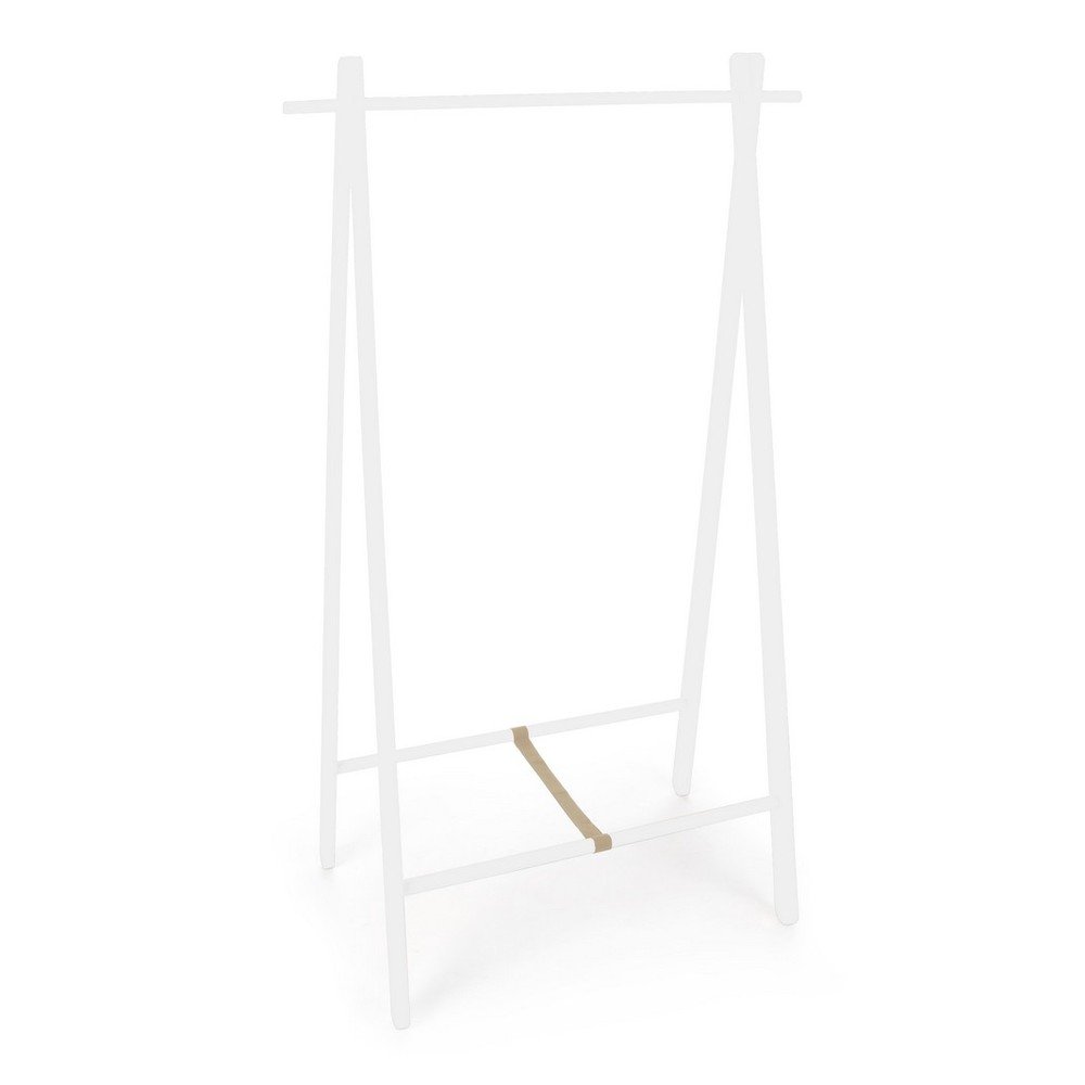 Fehér nyírfa ruhatartó állvány 91x151x50 cm Daiki – Yes Everyday