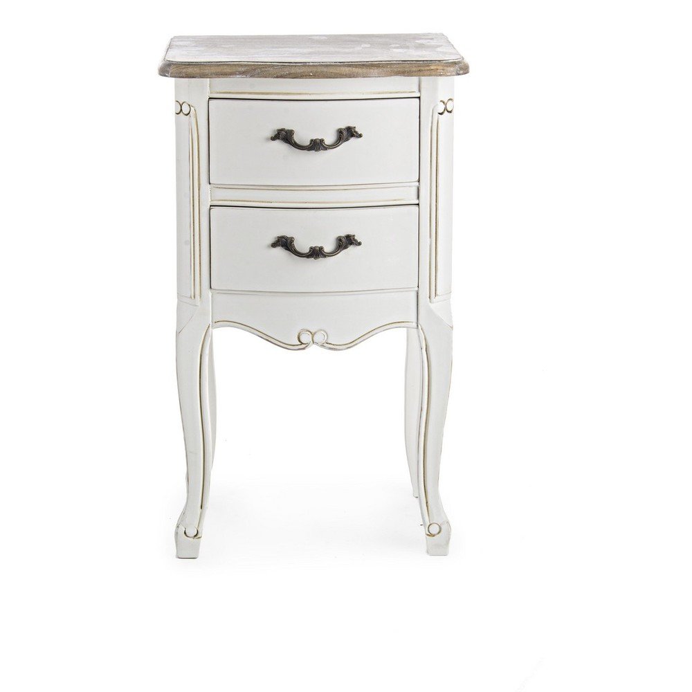 Fehér paulownia szekrény 40x67x30 cm Justine – Bizzotto