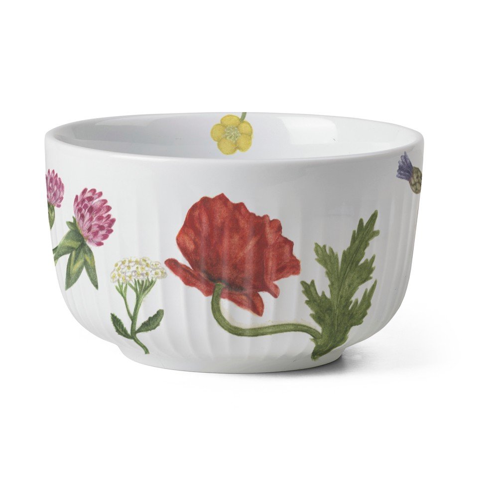 Fehér porcelán leveses tálka 600 ml Hammershøi Summer – Kähler Design