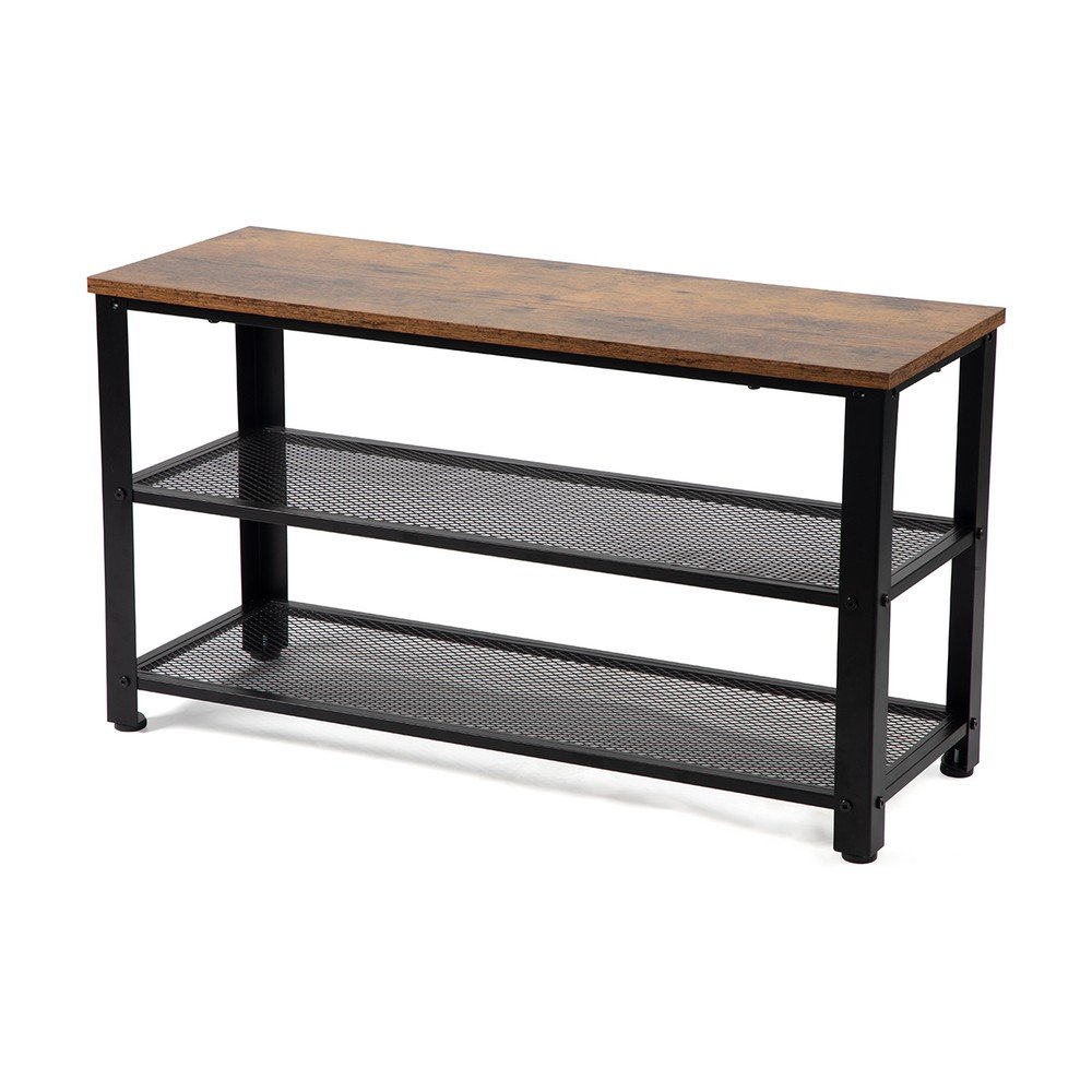 Fekete acél cipőtartó 80x45x30 cm Arne – Bonami Essentials