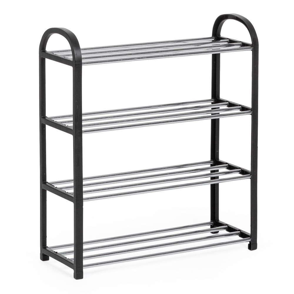 Fekete műanyag cipőtartó állvány 50