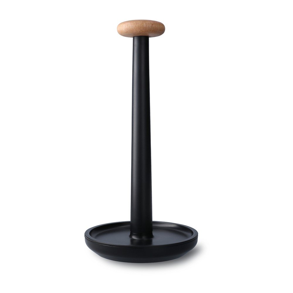 Fekete papírtörlő tartó ø 15 cm Paper Pal – Rosendahl