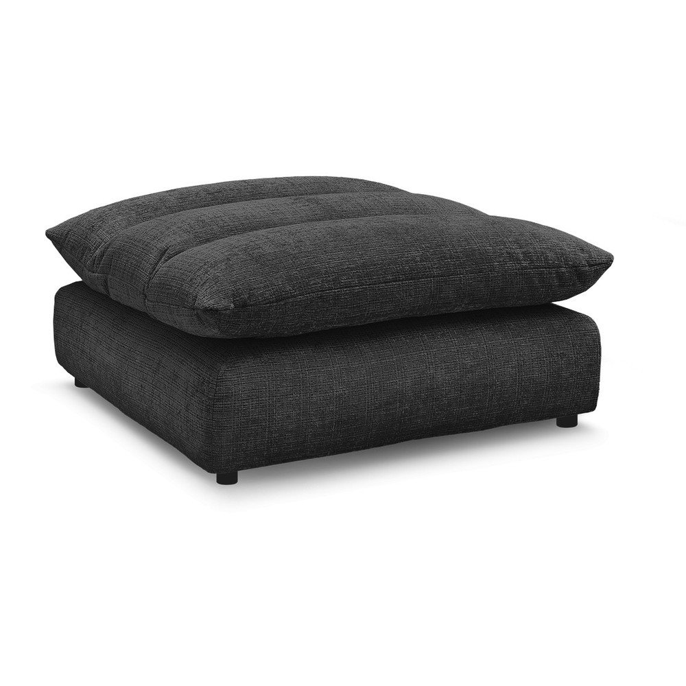 Fekete zsenília lábtartó Neil – Bobochic Paris