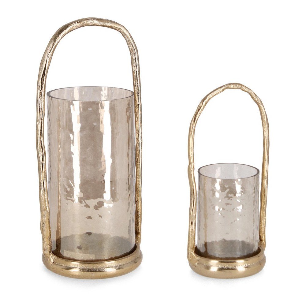 Fém gyertyatartó készlet teamécseshez 2 db-os Sagar – Bizzotto