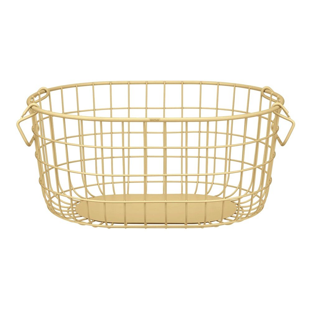 Fémhuzalos fém tárolókosár 37x27x17 cm Kago M – Blomus