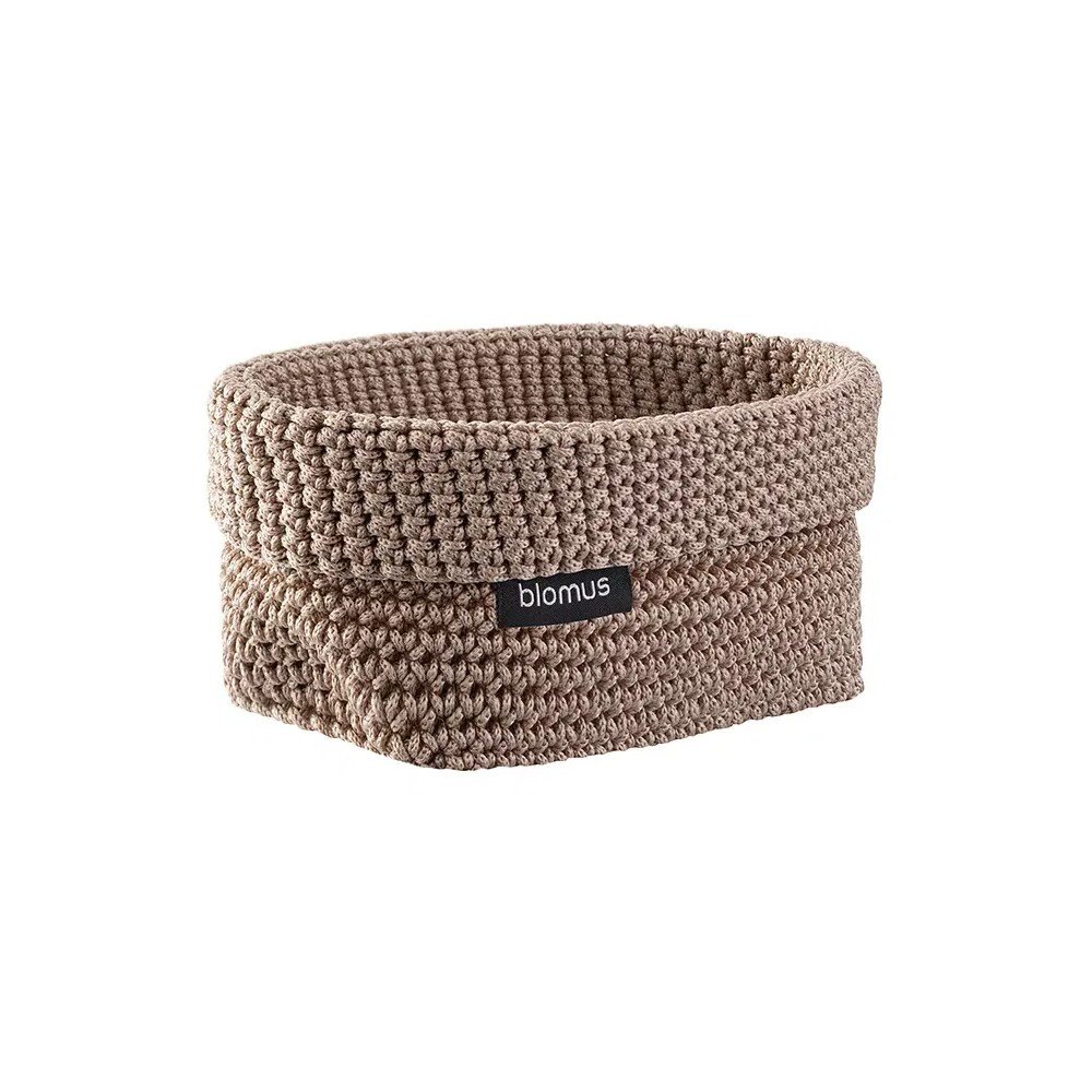 Fürdőszobai textil tárolókosár 15x10x9 cm Tela M – Blomus