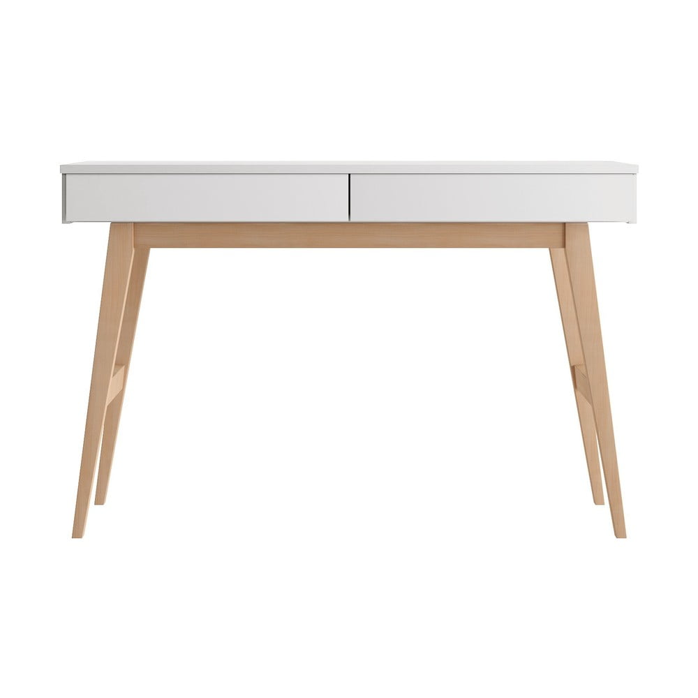 Gyerek íróasztal fehér asztallappal 60x120 cm Swing – Pinio