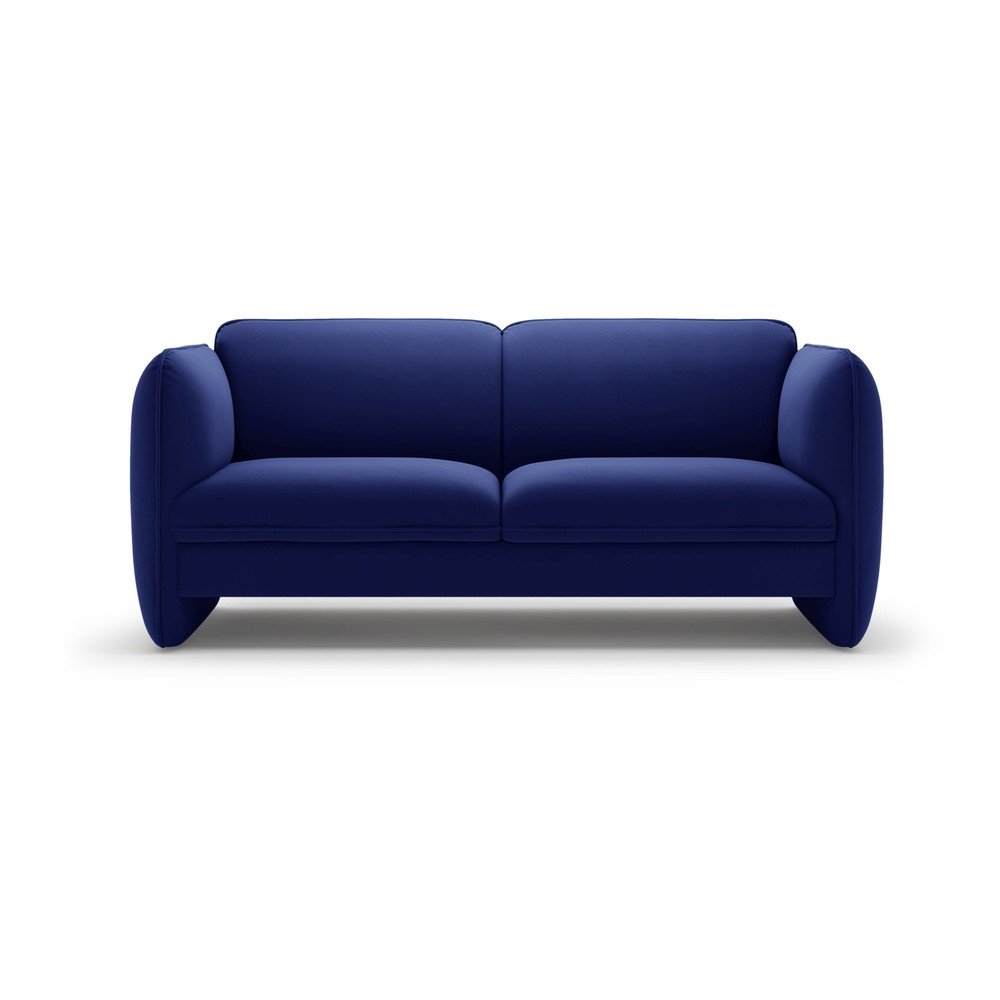 Kék bársony kanapé 168 cm Georgia – Micadoni