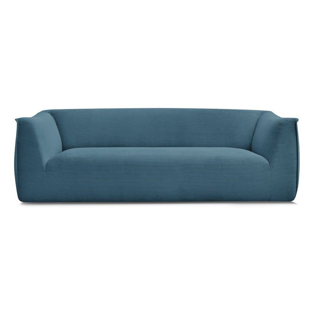 Kék kordbársony kanapé 242 cm Giorgia – Bobochic Paris