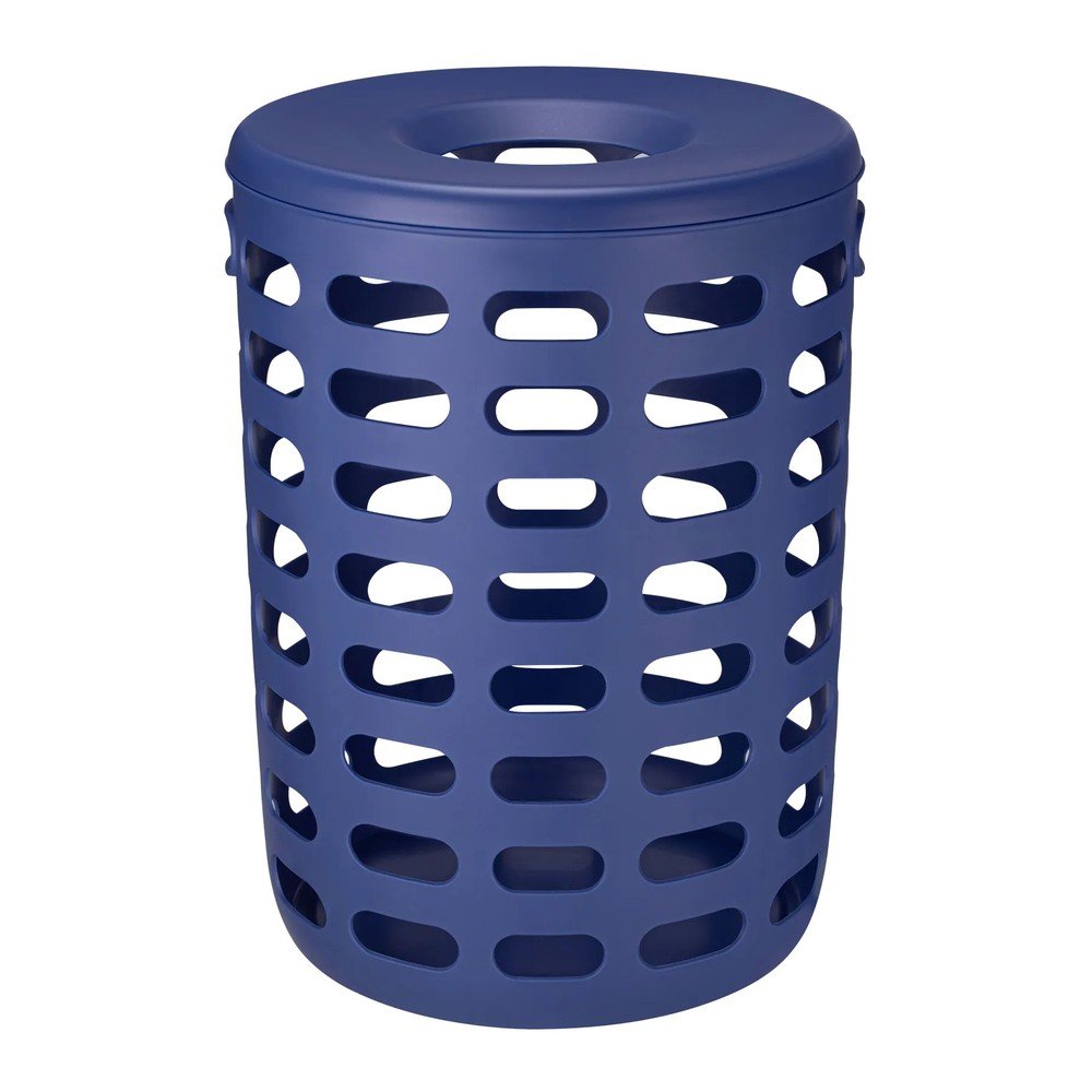 Kék műanyag szennyeskosár Korie – Blomus