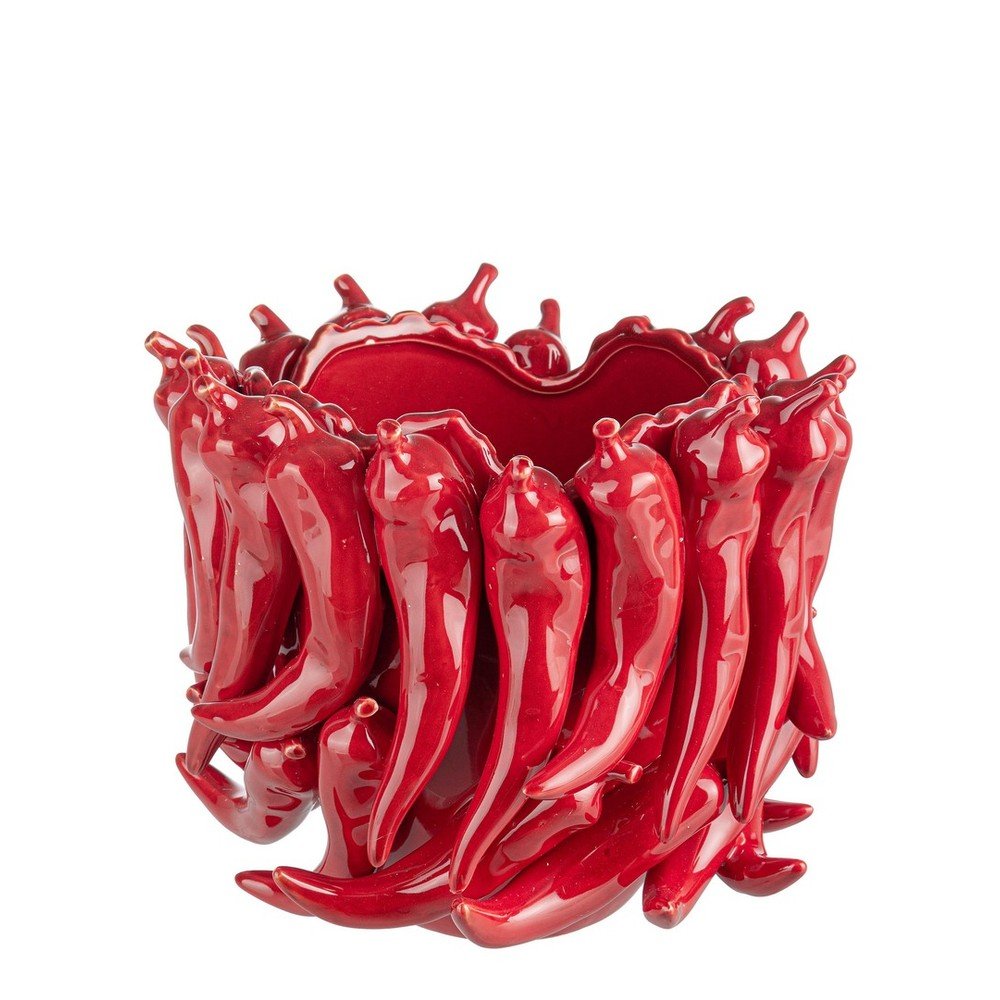 Kerámia kézzel készített kaspó ø 25