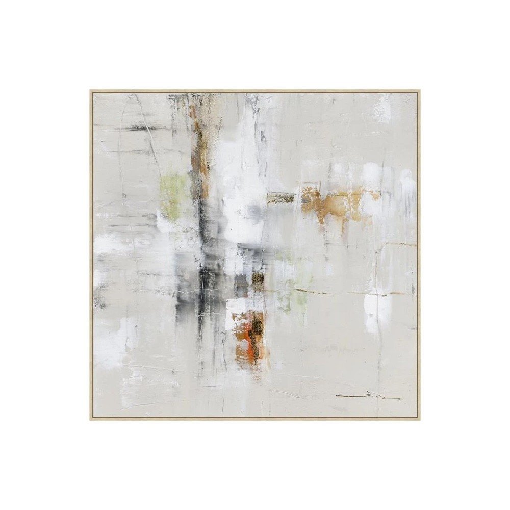 Kézzel festett keretezett-vászon kép 103x103 cm Bold – Bizzotto