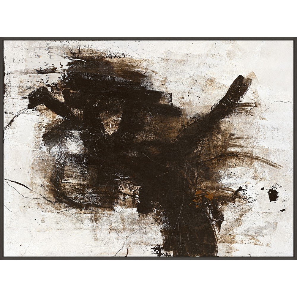 Kézzel festett keretezett vászon kép 121x91 cm The Invisible – Malerifabrikken