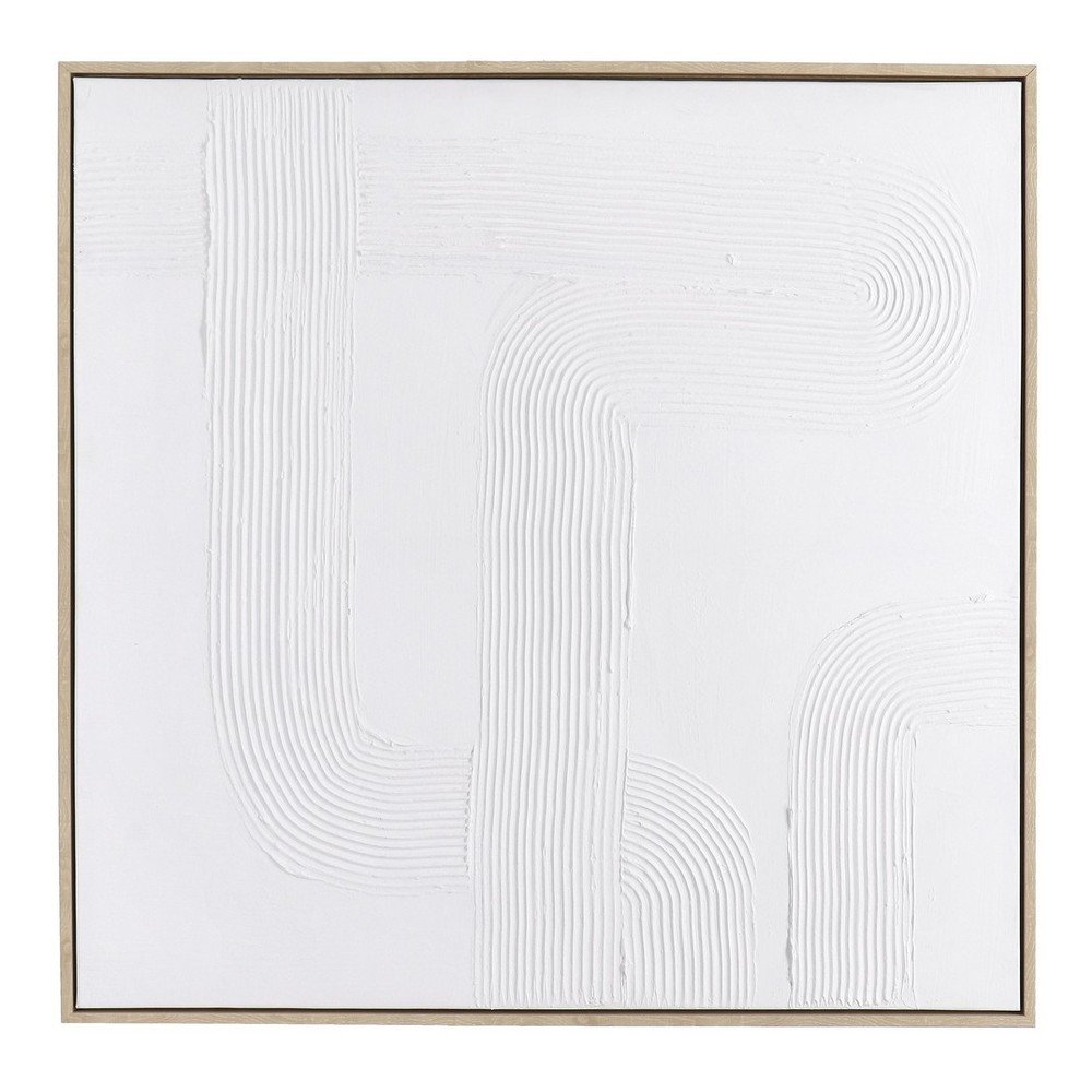 Kézzel festett keretezett-vászon kép 83x83 cm Texture – Bizzotto