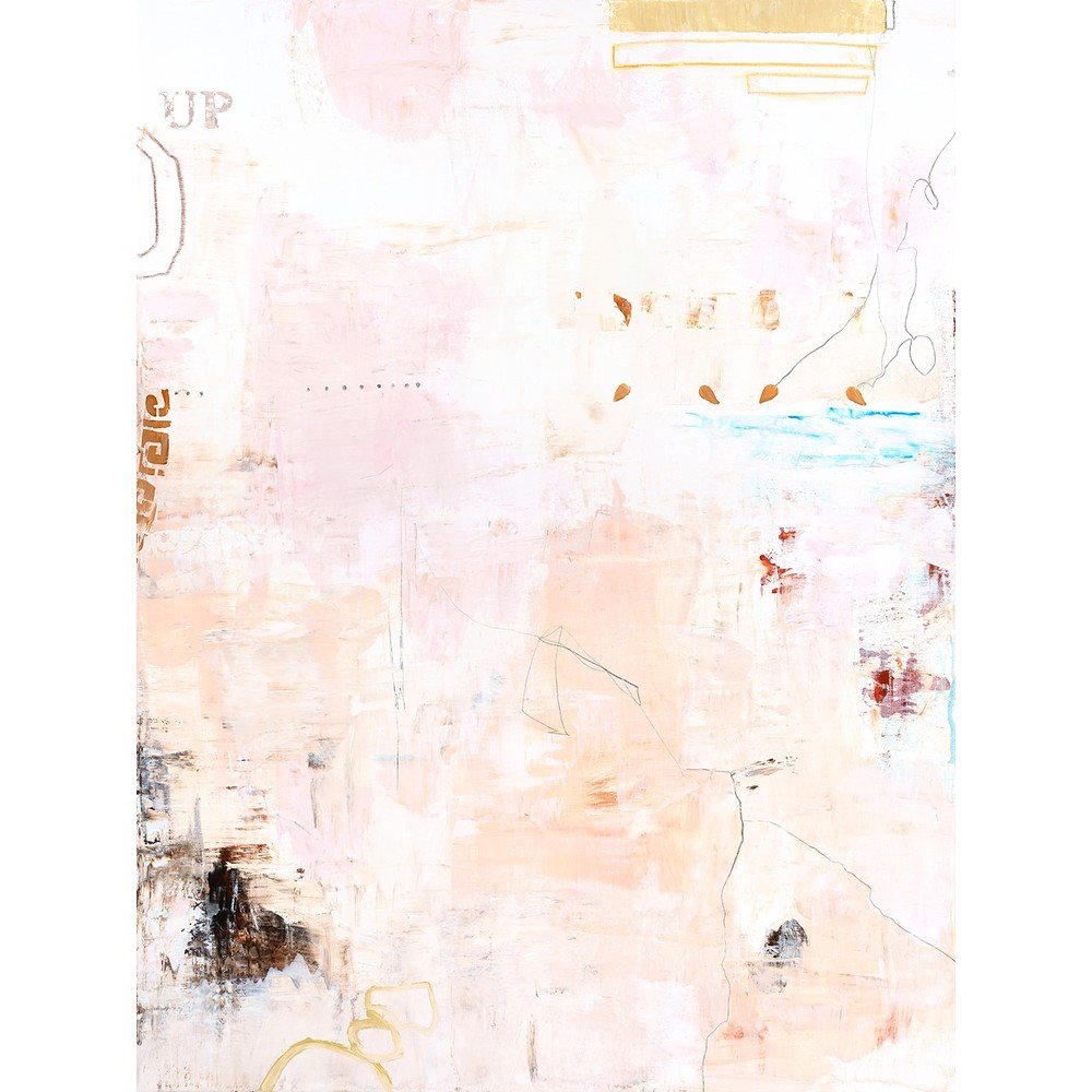 Kézzel festett vászon kép 88x118 cm Small Notes – Malerifabrikken