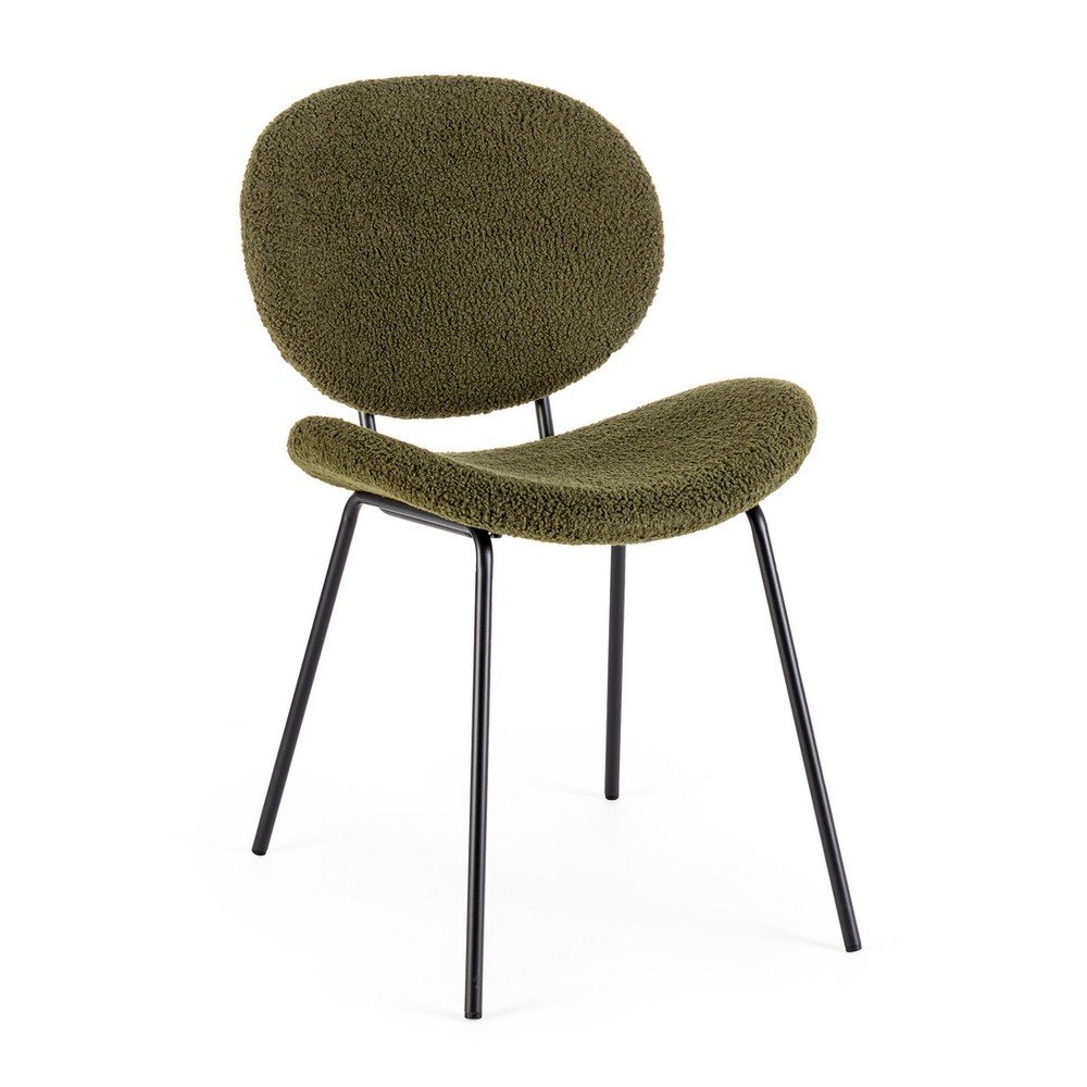 Khaki kárpitozott étkezőszék Maddie – Yes Everyday