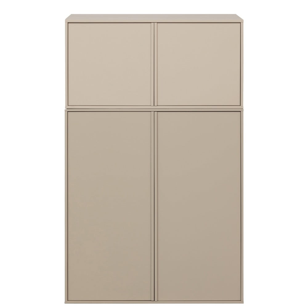 Krémszínű borovi fenyő moduláris szekrény 100x150 cm Daily – vtwonen