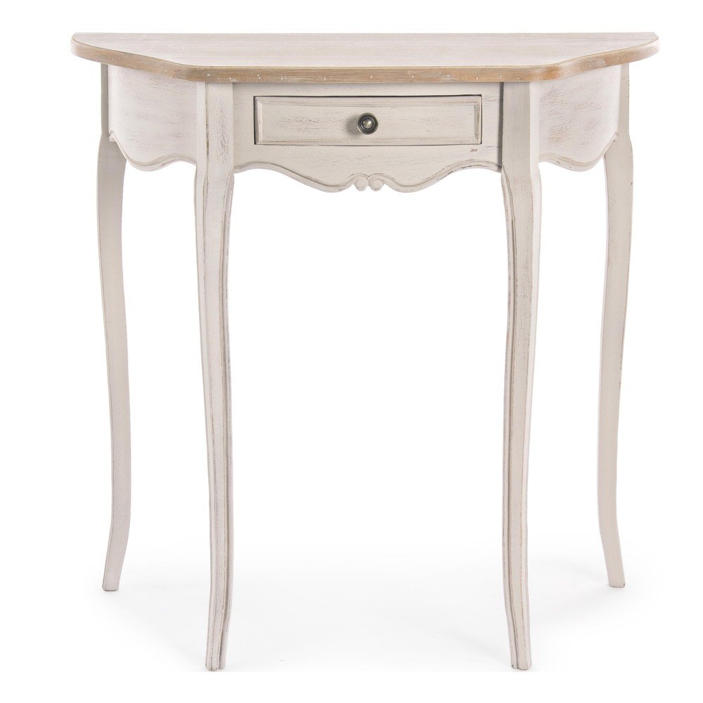 Krémszínű konzolasztal 35x80 cm Clarisse – Bizzotto