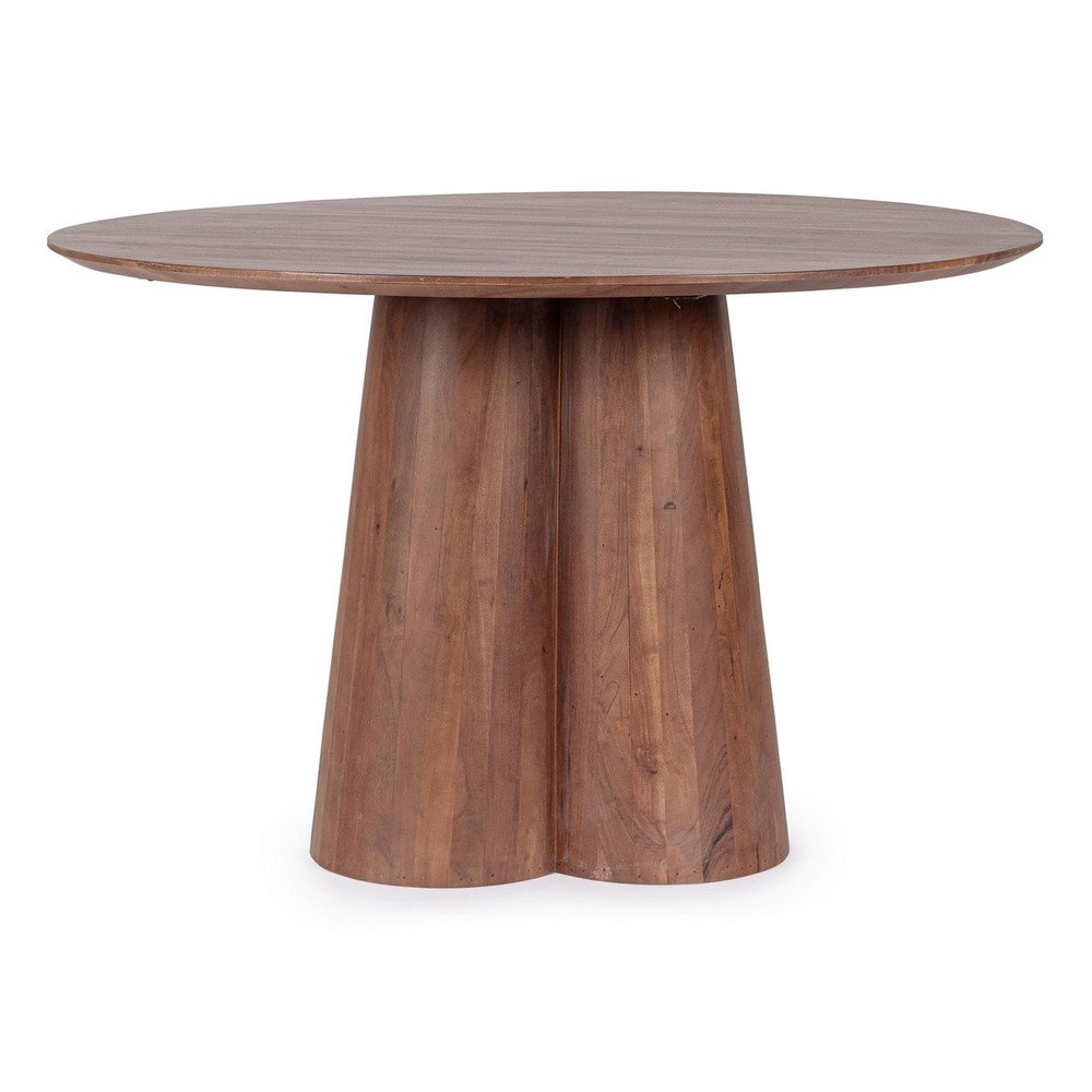 Mangófa kerek étkezőasztal ø 120 cm Nassor – Bizzotto