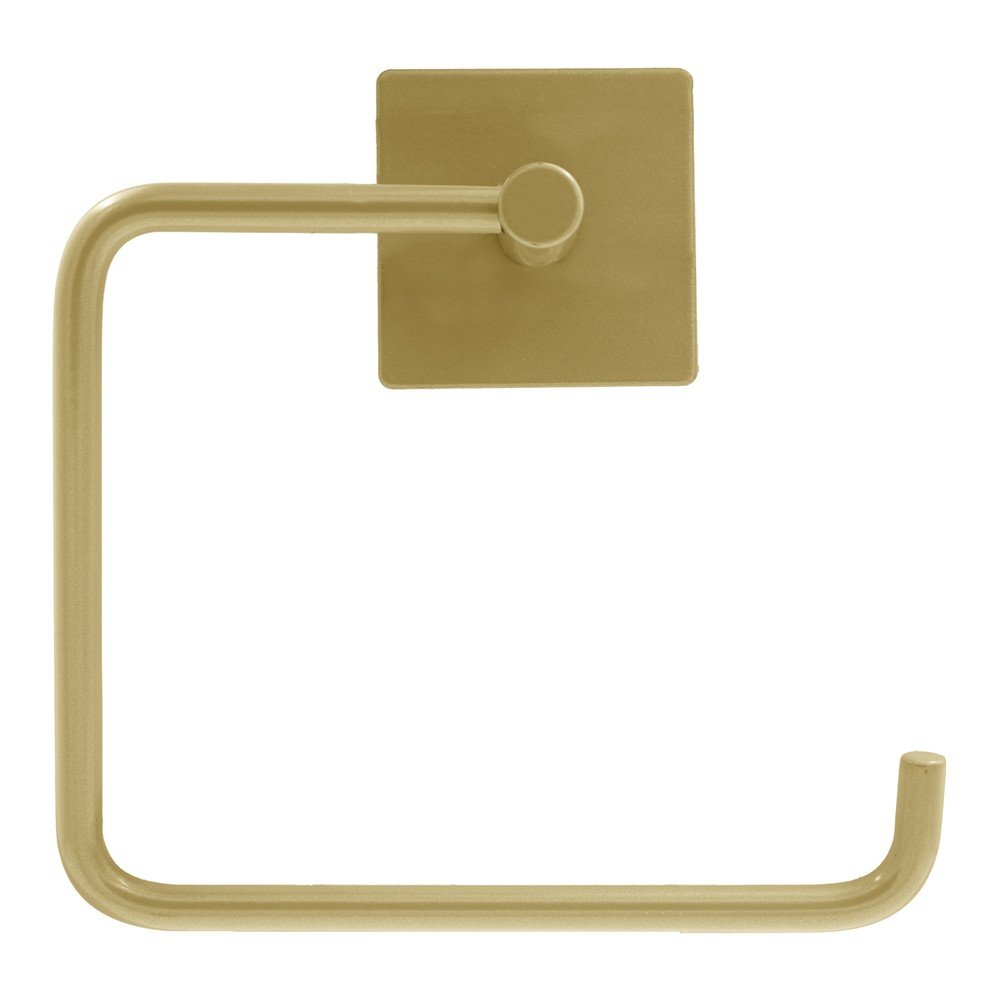 Matt aranyszínű öntapadós fém WC-papír tartó Fixeo – douceur d'intérieur