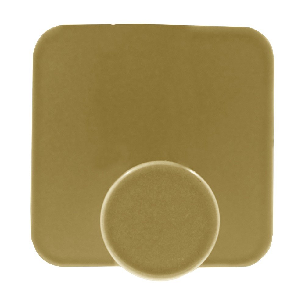 Matt aranyszínű öntapadós fém akasztó szett 2 db-os Fixeo – douceur d'intérieur