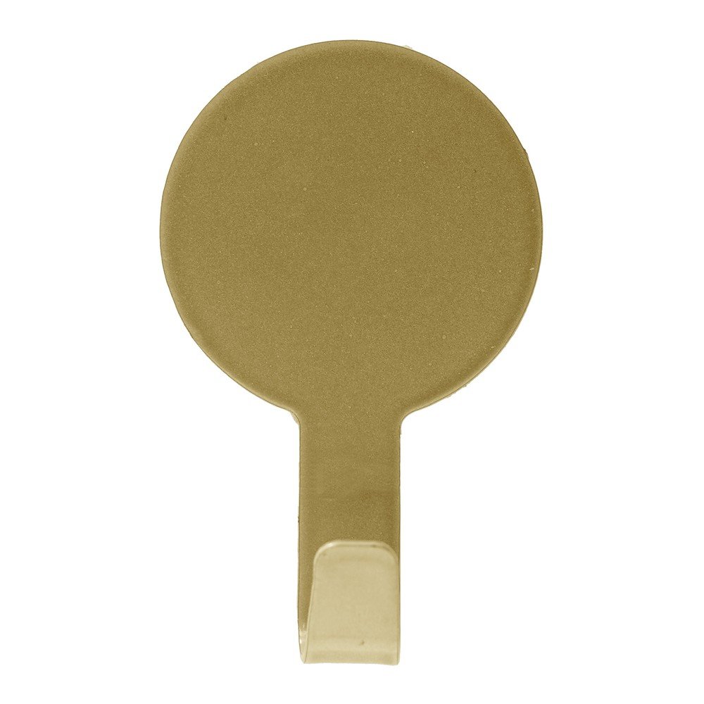 Matt aranyszínű öntapadós fém akasztó szett 2 db-os Fixeo – douceur d'intérieur