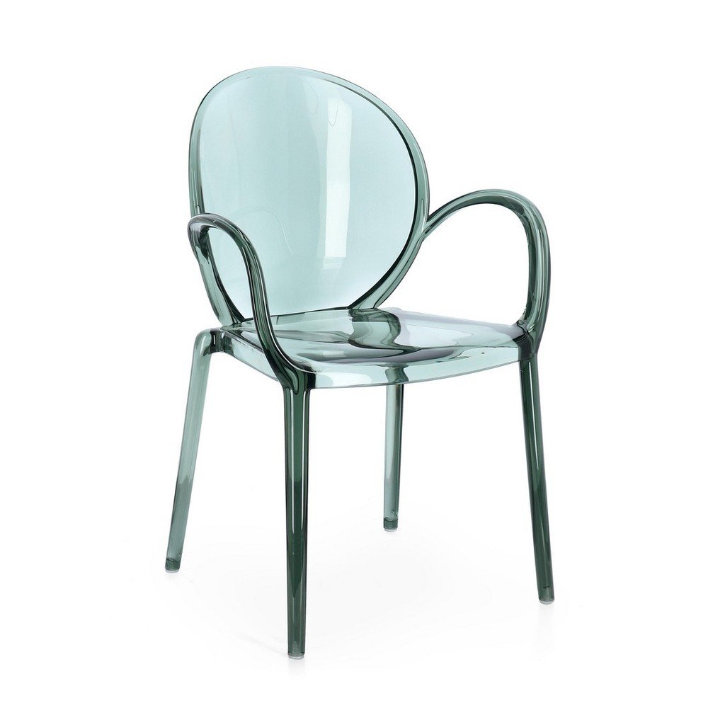 Mentazöld műanyag kerti szék Camilla – Bizzotto