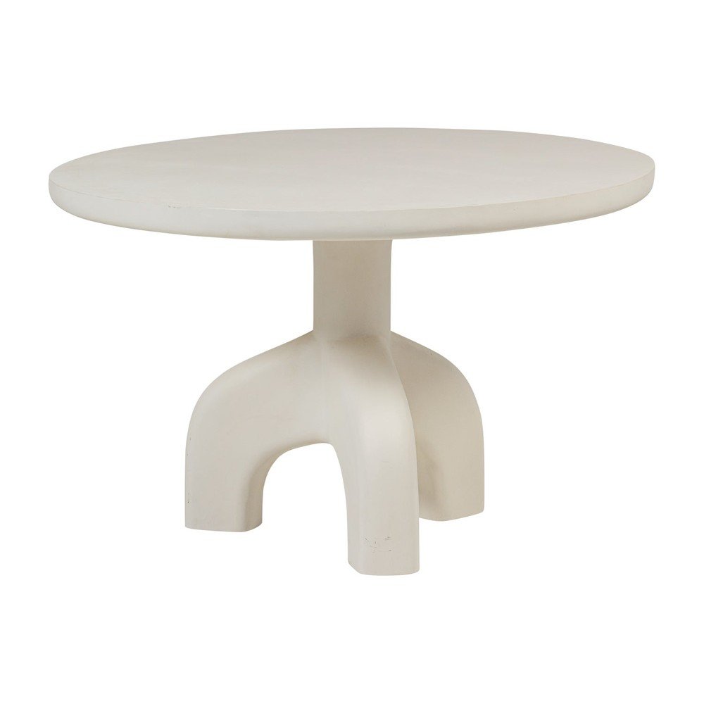 Műanyag kerek kerti étkezőasztal ø 120 cm Luno – WOOOD