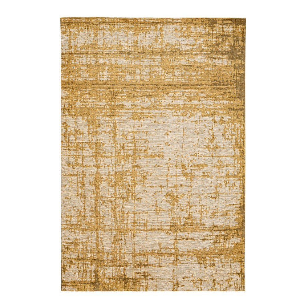 Mustársárga kézi szövésű zsenília szőnyeg 155x230 cm Yuno – Bizzotto
