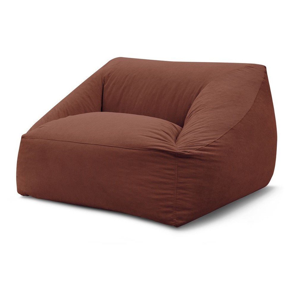 Narancssárga kordbársony babzsákfotel Lilibet – Bobochic Paris