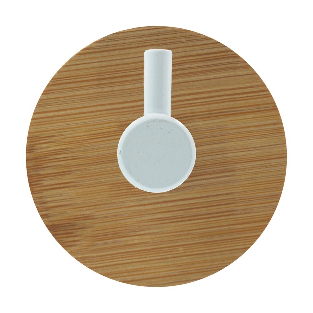 Natúr színű öntapadós fém akasztó szett 2 db-os Fixeo – douceur d'intérieur