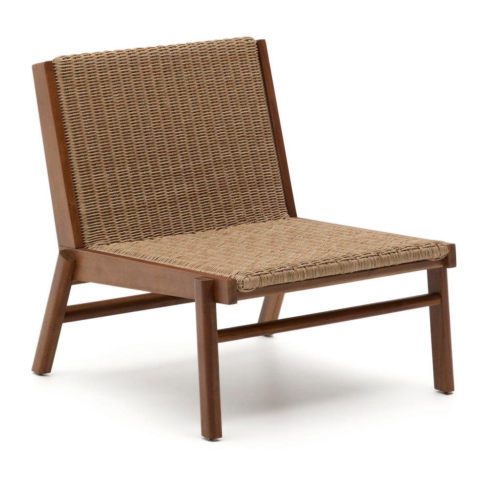 Natúr színű tömörfa kerti fotel Itani – Kave Home