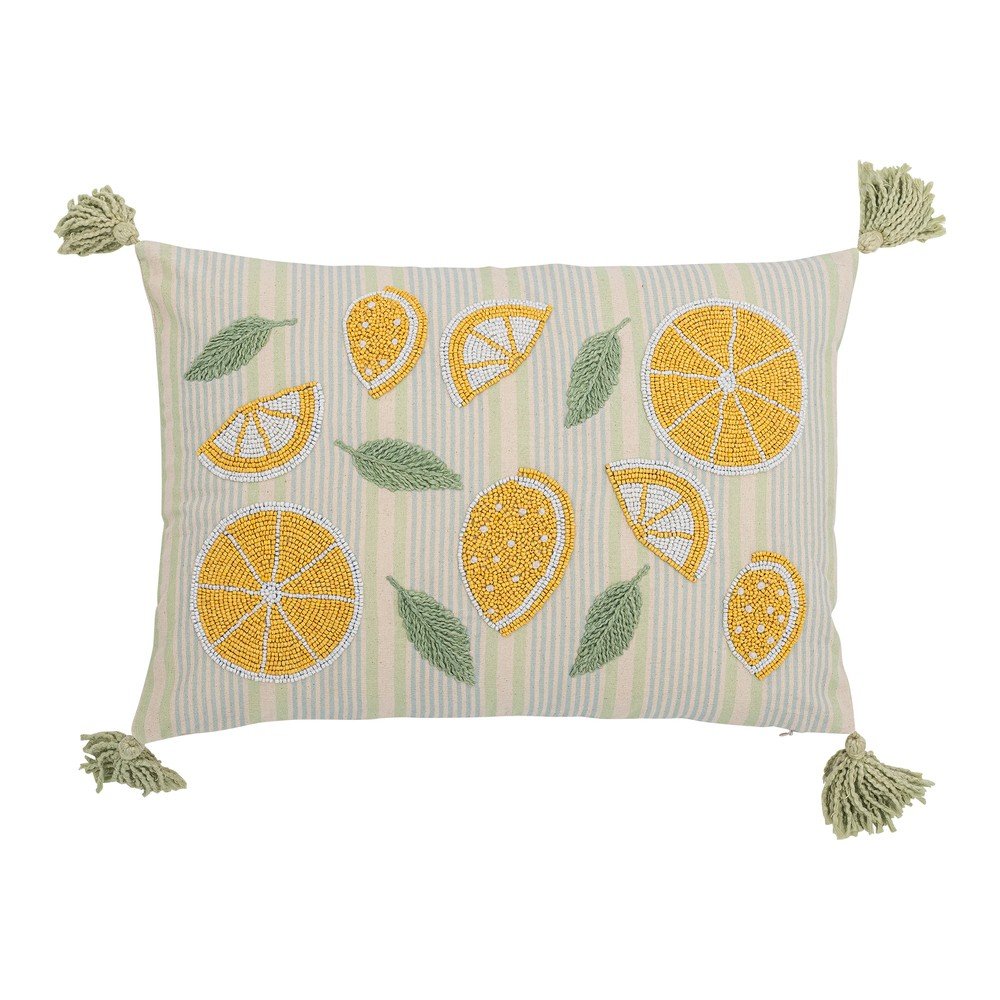 Pamut díszpárna 35x50 cm Lemon – Bloomingville