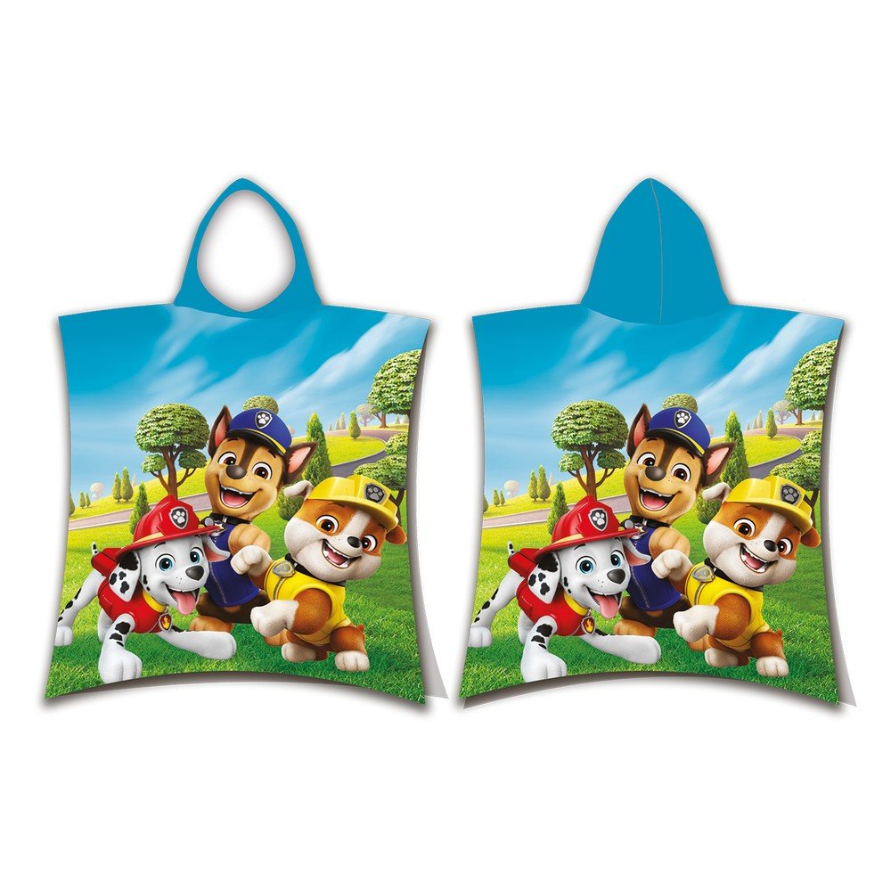 Pamut gyerek fürdőponcsó 3-8 év Paw Patrol – Jerry Fabrics