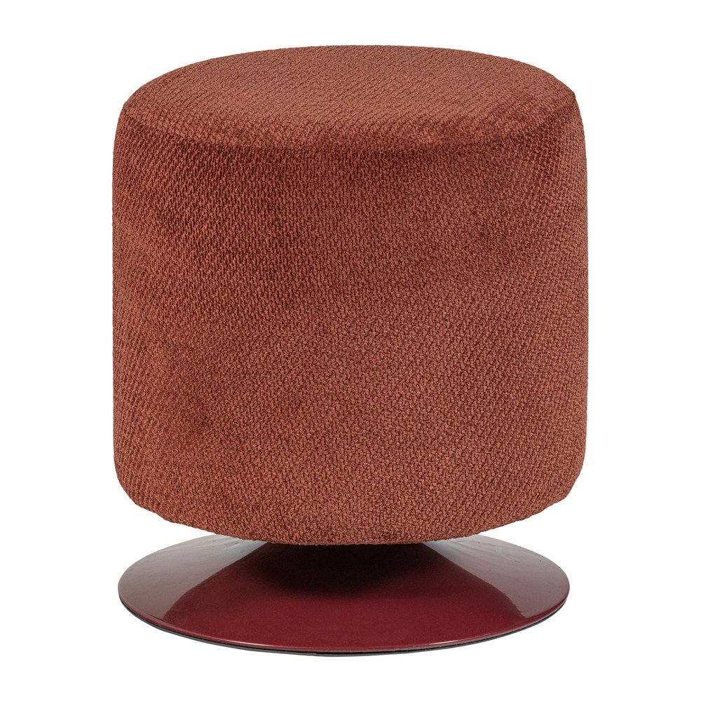 Piros buklé puff Islen – WOOOD