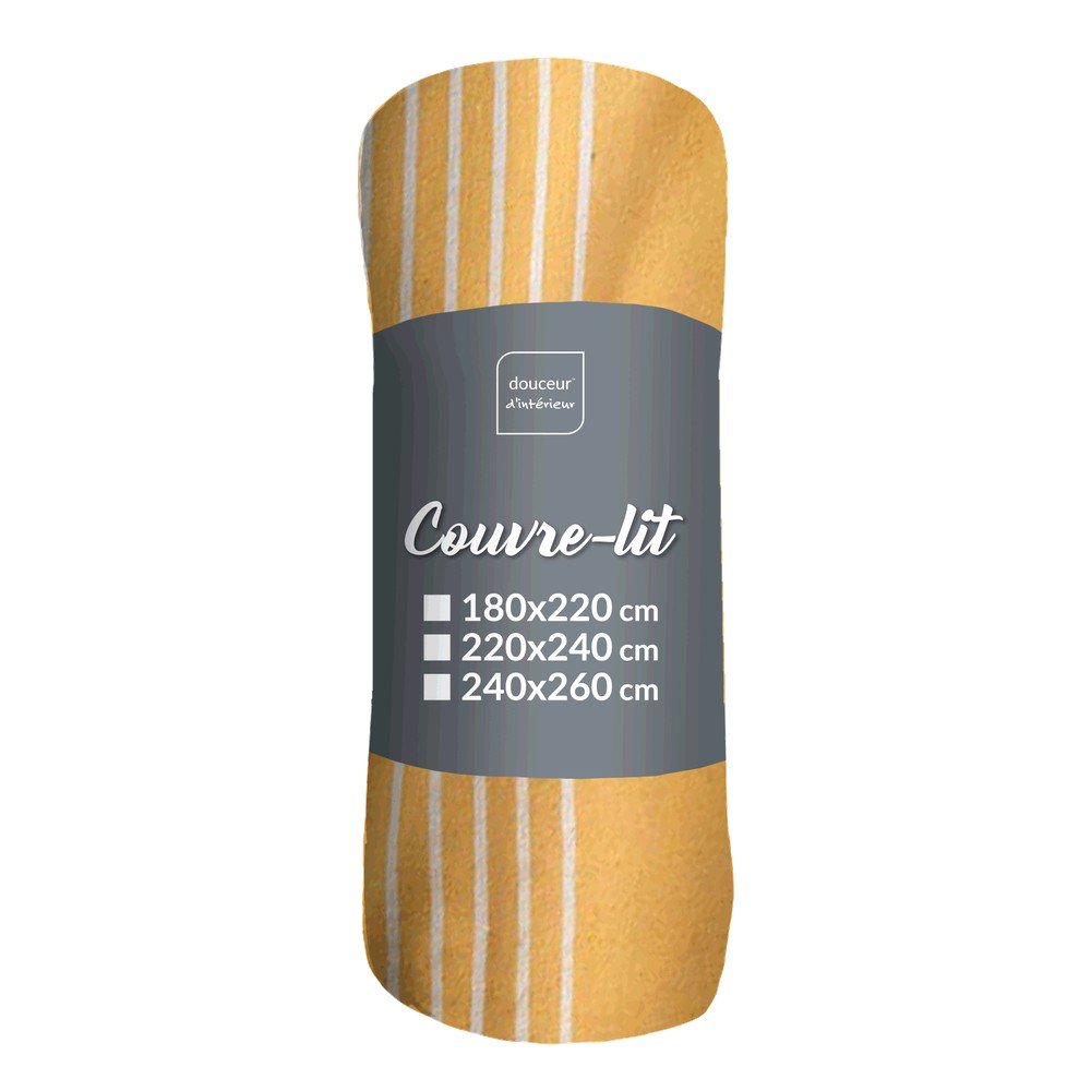 Sárga ágytakaró 240x260 cm Adele – douceur d'intérieur