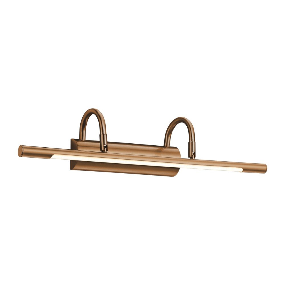 Sárgaréz színű LED fali lámpa Cuadro – Trio