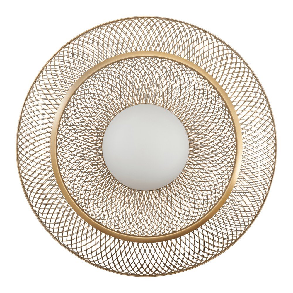 Sárgaréz színű acél fali lámpa ø 45 cm Faraday Up – UMAGE