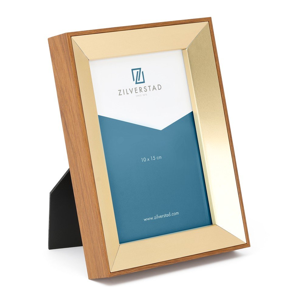 Sárgaréz színű fém álló képkeret 13