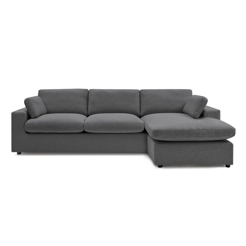 Sötétszürke sarokkanapé Belair – Bobochic Paris