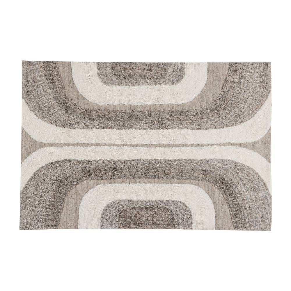 Szürke-bézs gyapjúkeverék szőnyeg 170x240 cm Moro – WOOOD