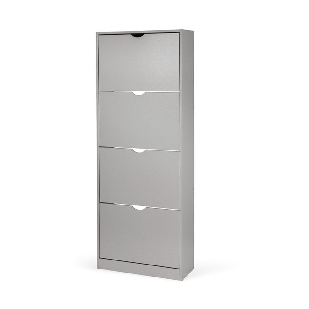 Szürke billenő ajtós cipőtartó 60x157x24 cm Stelo – Bonami Essentials