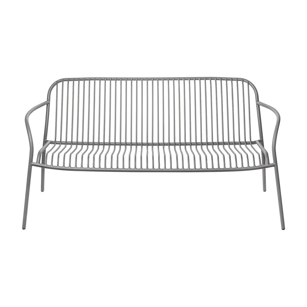 Szürke fém kerti pad Yua Wire – Blomus