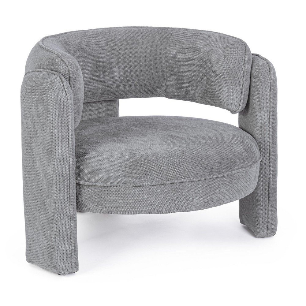 Szürke fotel Aisha – Bizzotto