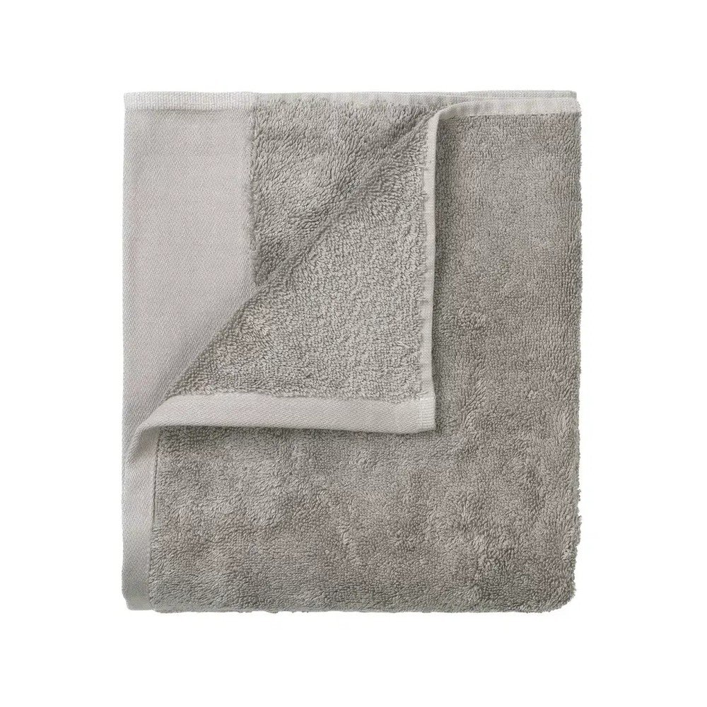 Szürke frottír bio pamut törölköző szett 2 db-os 30x50 cm Riva – Blomus
