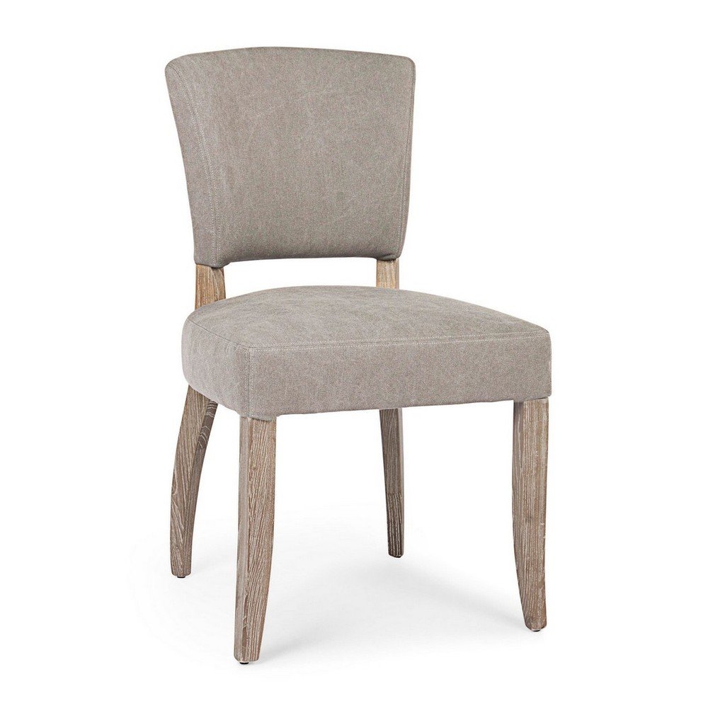 Szürke kárpitozott étkezőszék Maratriz – Bizzotto