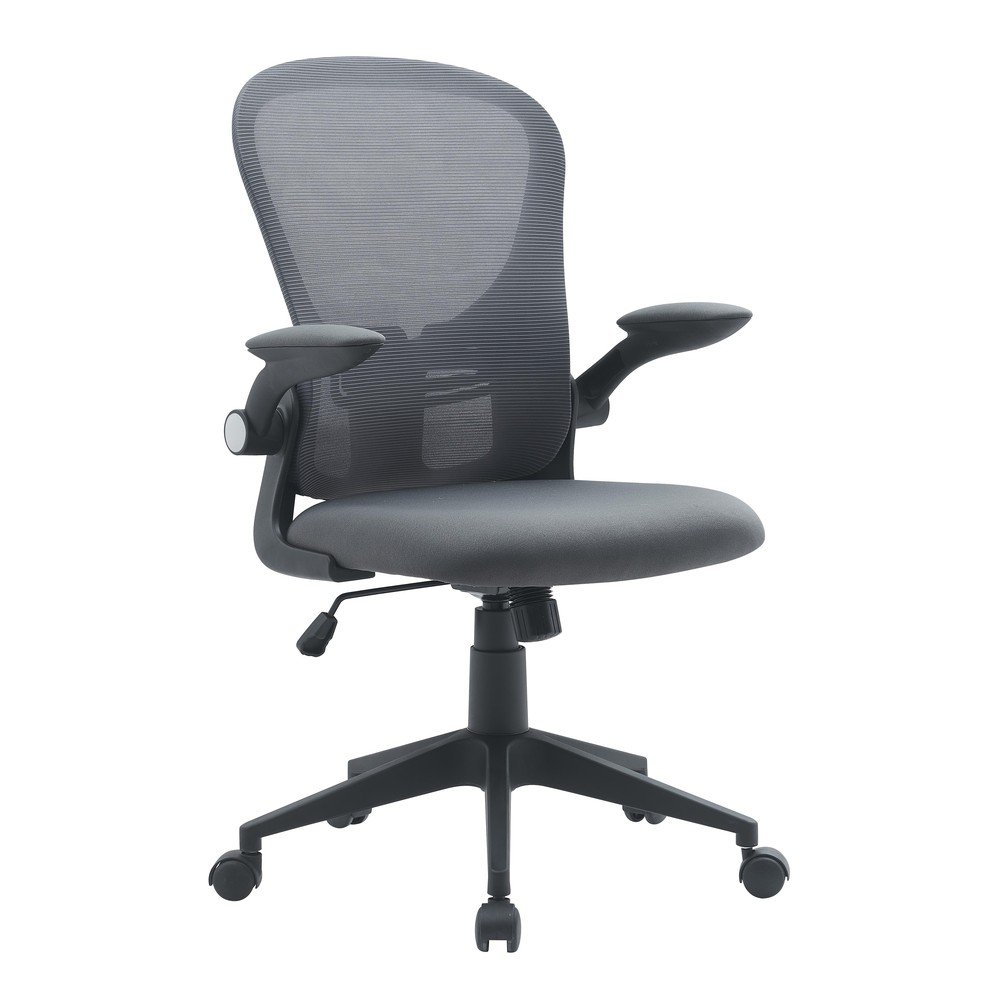 Szürke kárpitozott irodai szék Kempton – Yes Everyday