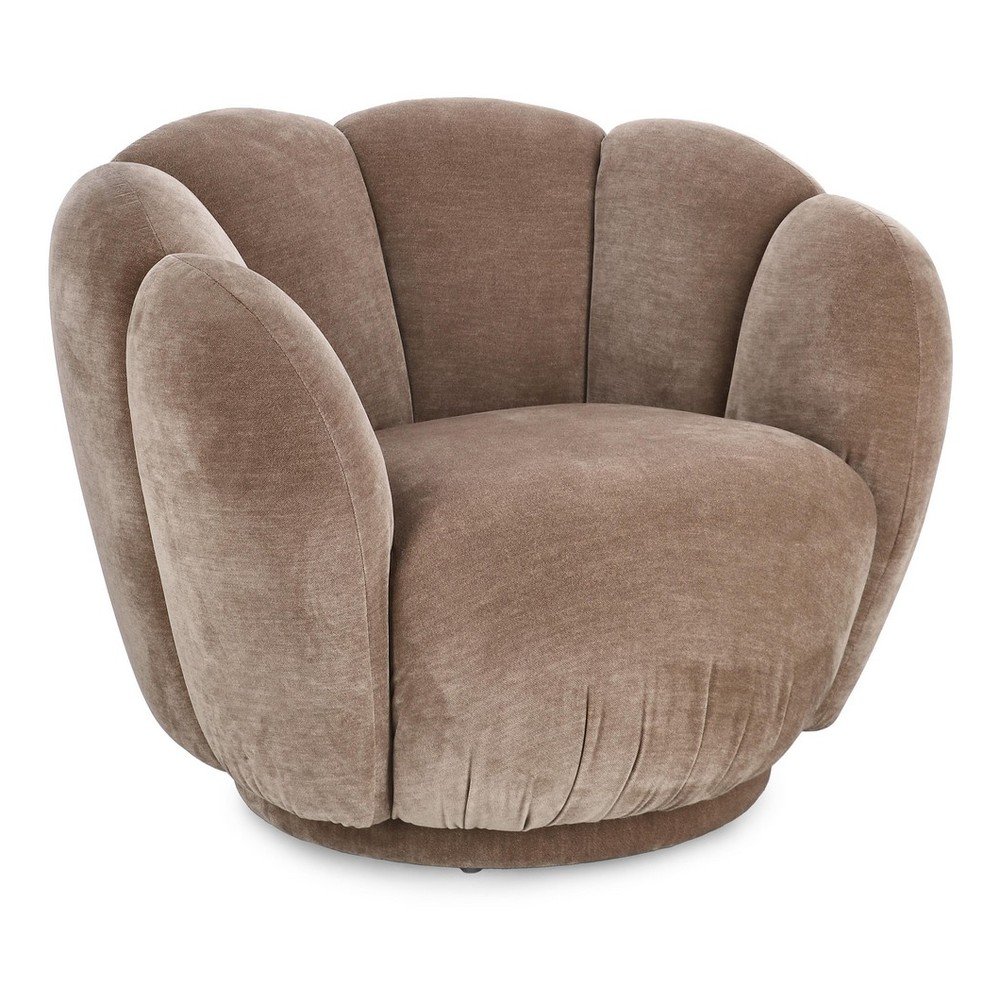 Szürkésbarna fotel Tulip – Bizzotto